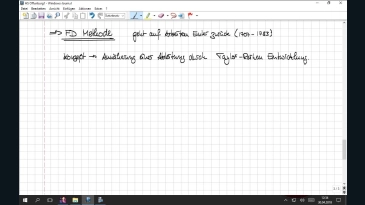 thumbnail of medium NFM "Diskretisierung | Finite Differenzen"
