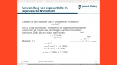 Mathematik II - 02 - Komplexe Zahlen II - Umrechnung algebraische und exponentielle Normalform
