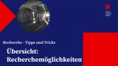 thumbnail of medium Recherche Tipps und Tricks - Übersicht