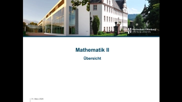 thumbnail of medium Mathematik II - 00 - Übersicht